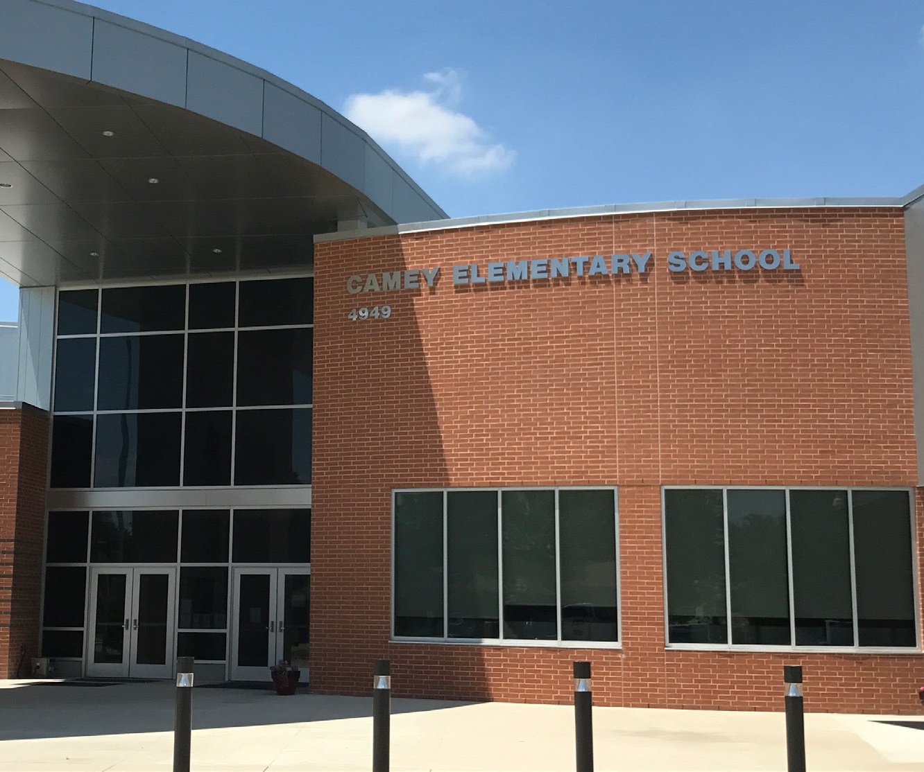 The facade of Camey Elementary School.
